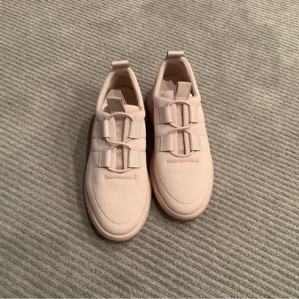 Hermes pink slip on sneakers 39